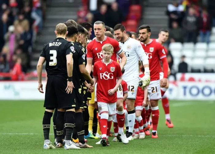Framed Print : Bristol City vs. Bolton Wanderers Clash at Ashton Gate, Sky Bet Championship, 2016