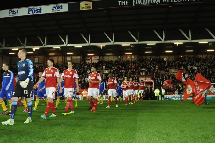 Framed Print : Bristol City vs Brentford: Teams Face Off in Sky Bet League One Match at Ashton Gate
