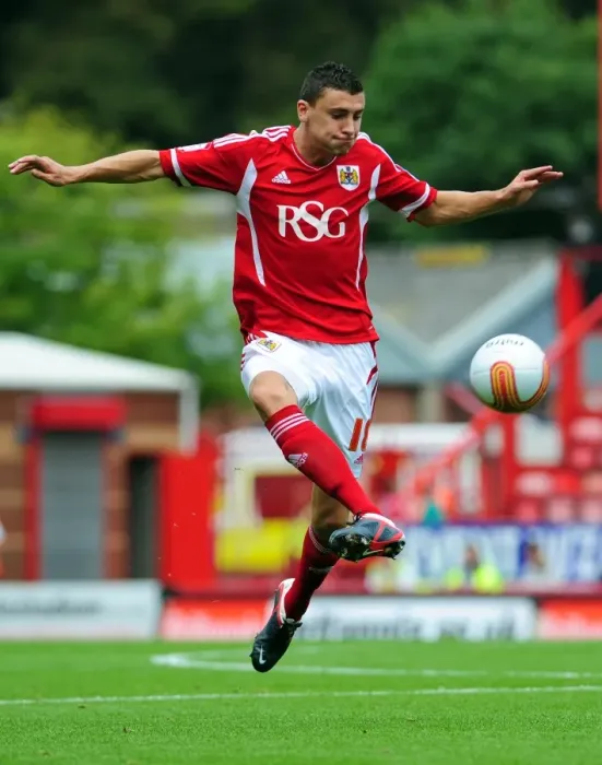 Framed Print : Bristol City vs Brighton, 10-09-2011: James Wilson in Action - Championship Football Match at Ashton Gate Stadium Framed Print : Bristol City vs Brighton, 10-09-2011: James Wilson in Action - Championship Football Match at Ashton Gate Stadium
