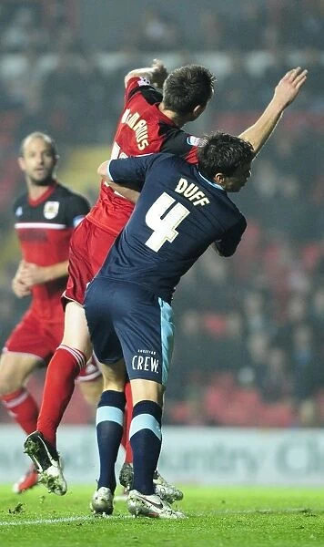 Bristol City vs Burnley: Penalty Awarded after Foul on Stephen McManus