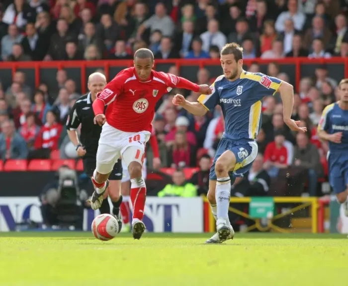 Framed Print : Bristol City vs. Cardiff City: A Clash from the 08-09 Season