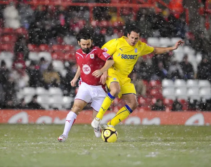 Framed Print : Bristol City vs Cardiff City: FA Cup Clash - Season 09-10