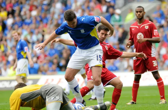Framed Print : Bristol City vs. Cardiff City: A Football Rivalry - Intense Season 09-10 Battle Framed Print : Bristol City vs. Cardiff City: A Football Rivalry - Intense Season 09-10 Battle