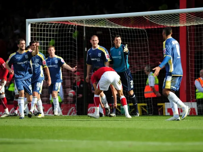 Framed Print : Bristol City vs. Cardiff City: A Football Rivalry - Season 08-09