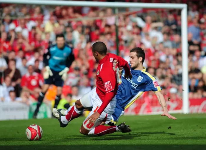 Framed Print : Bristol City vs. Cardiff City: A Football Rivalry - Season 08-09