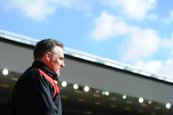 Framed Print : Bristol City vs. Cardiff City: John Pemberton Focused at Ashton Gate, Sky Bet Championship (05 / 03 / 2016)