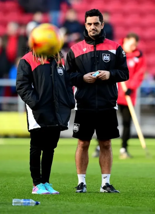 Framed Print : Bristol City vs Cardiff City: Kit Man Scott Murray at Ashton Gate, 2017