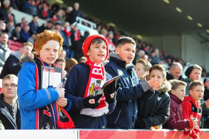 Framed Print : Bristol City vs. Cardiff City: A Sea of Passionate Fans at Ashton Gate, 2016