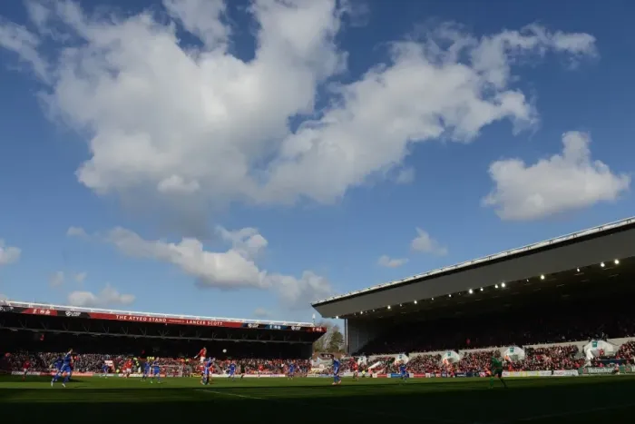 Framed Print : Bristol City vs. Cardiff City: A Shot of Ashton Gate, Sky Bet Championship