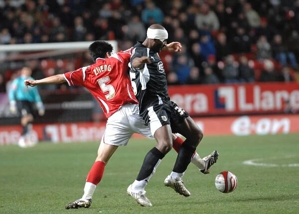Bristol City vs Charlton Athletic: Dele Adebola in Action