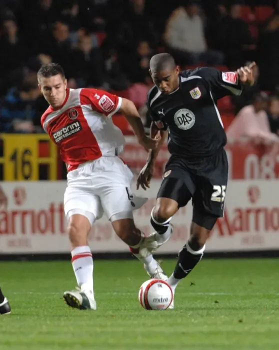 Framed Print : Bristol City vs. Charlton Athletic: A Football Rivalry - Season 08-09