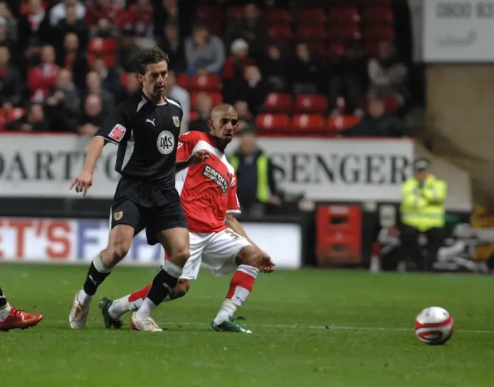 Framed Print : Bristol City vs. Charlton Athletic: A Football Rivalry - Season 08-09