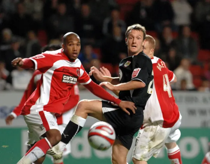 Framed Print : Bristol City vs. Charlton Athletic: A Football Rivalry - Season 08-09