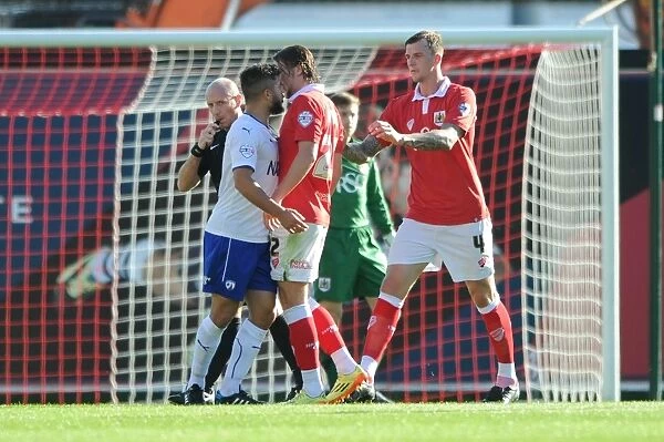 Bristol City vs Chesterfield: Intense Clash Between Luke Ayling and Sam Morsy