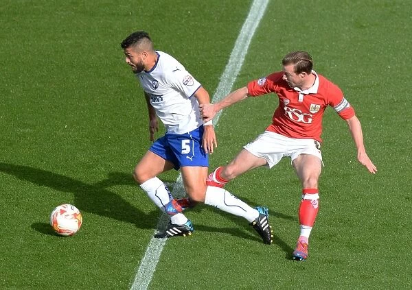 Bristol City vs Chesterfield: Wade Elliott Tackles Sam Morsy in Sky Bet League One Clash