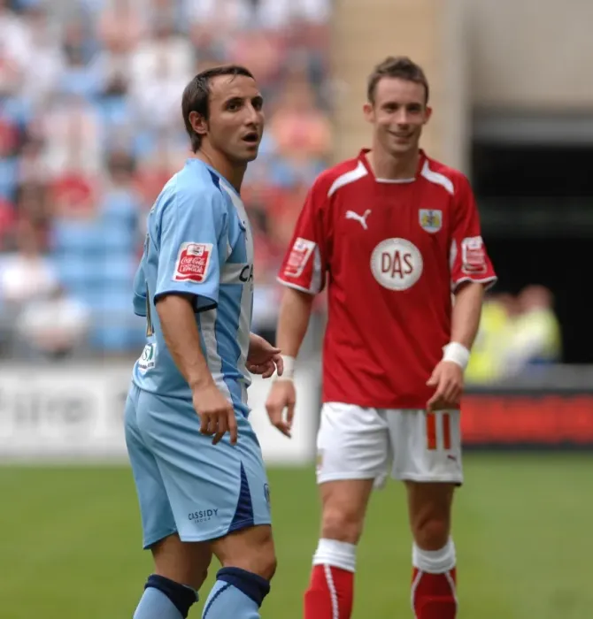 Framed Print : Bristol City vs Coventry City: A Football Rivalry - Season 08-09 Framed Print : Bristol City vs Coventry City: A Football Rivalry - Season 08-09