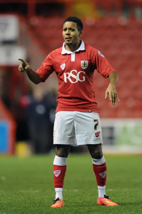 Framed Print : Bristol City vs Coventry City: Korey Smith in Action at Ashton Gate Stadium, Johnstones Paint Trophy