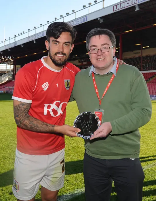 Framed Print : Bristol City vs Coventry City: Man of the Match, 18th April 2015, Ashton Gate