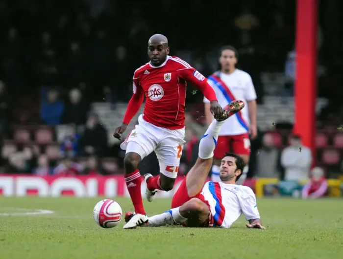 Framed Print : Bristol City vs Crystal Palace: Jamal Campbell-Ryce Foul by Pablo Counago - Championship Football Match, December 2010 Framed Print : Bristol City vs Crystal Palace: Jamal Campbell-Ryce Foul by Pablo Counago - Championship Football Match, December 2010