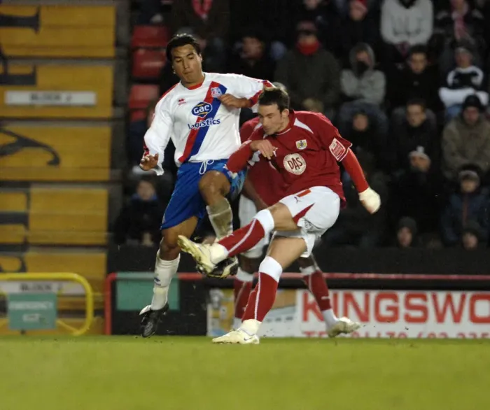 Framed Print : Bristol City vs. Crystal Palace: A Football Rivalry - Season 08-09