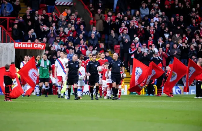Framed Print : Bristol City vs. Crystal Palace: A Football Showdown - Season 10-11 Framed Print : Bristol City vs. Crystal Palace: A Football Showdown - Season 10-11