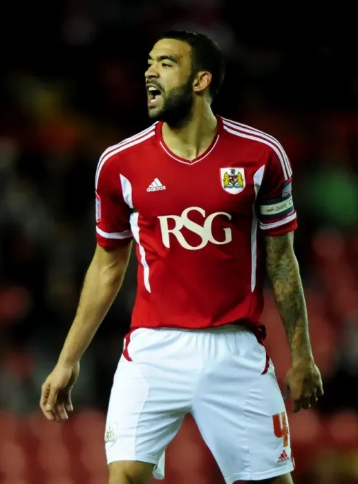 Framed Print : Bristol City vs Crystal Palace: Liam Fontaine in Championship Action at Ashton Gate Stadium - 14 / 02 / 2012