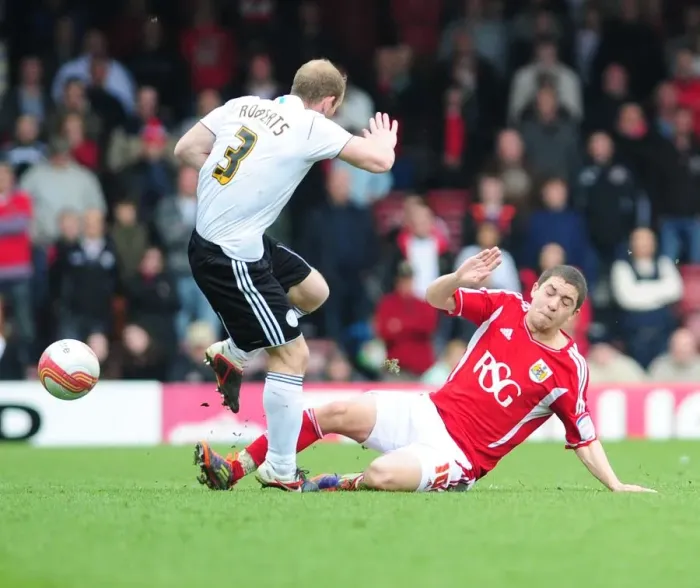 Framed Print : Bristol City vs. Derby County: Hogan Ephraim vs. Gareth Roberts Clash at Ashton Gate, 31 / 03 / 2012 Framed Print : Bristol City vs. Derby County: Hogan Ephraim vs. Gareth Roberts Clash at Ashton Gate, 31 / 03 / 2012