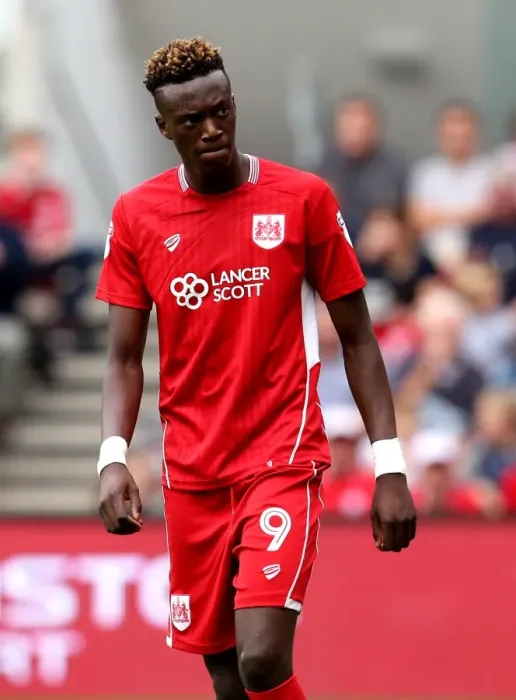 Framed Print : Bristol City vs Derby County: Tammy Abraham in Action at Ashton Gate Stadium, 2016 Framed Print : Bristol City vs Derby County: Tammy Abraham in Action at Ashton Gate Stadium, 2016