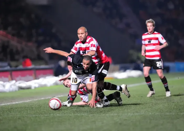 Framed Print : Bristol City vs. Doncaster Rovers: A Football Rivalry - 08-09 Season