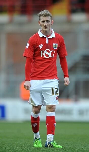 Bristol City vs Fleetwood Town: George Saville in Action at Ashton Gate, Sky Bet League One (February 1, 2015)