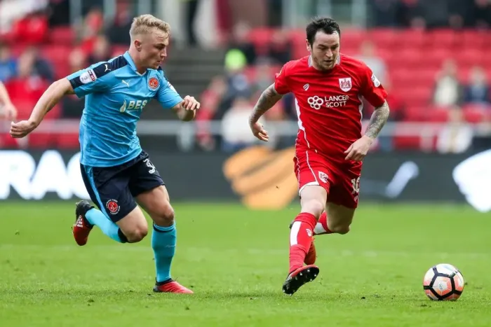 Framed Print : Bristol City vs Fleetwood Town: Lee Tomlin's FA Cup Action at Ashton Gate Framed Print : Bristol City vs Fleetwood Town: Lee Tomlin's FA Cup Action at Ashton Gate