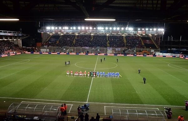 Bristol City vs Gillingham: Teams Line-up Before the Johnstone's Paint Trophy Southern Area Final Kick-off, January 2015