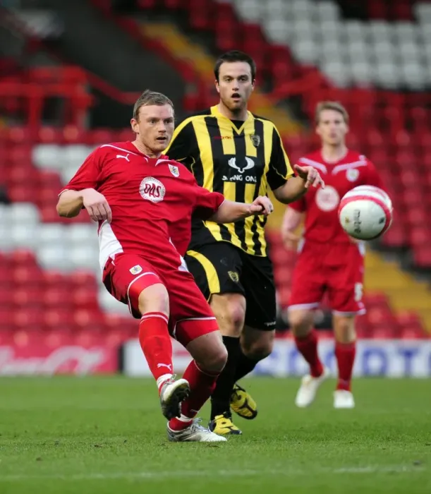 Framed Print : Bristol City vs Gloucester City: Glos Cup Clash, Season 09-10