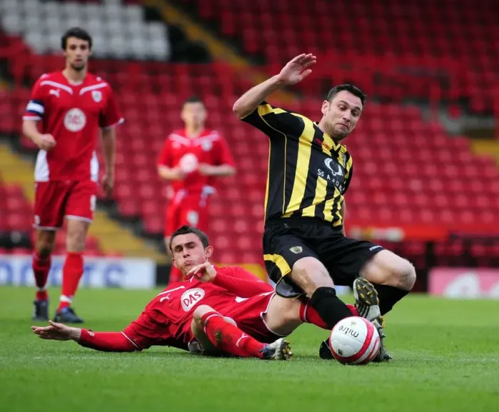 Framed Print : Bristol City vs Gloucester City: Glos Cup Showdown, Season 09-10