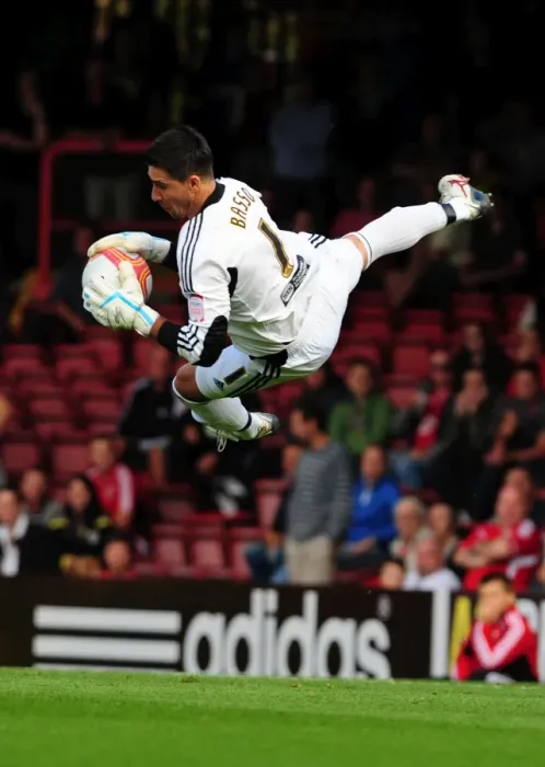 Framed Print : Bristol City vs Hull City, Championship 2011: Adriano Basso Saves for Hull City at Ashton Gate Framed Print : Bristol City vs Hull City, Championship 2011: Adriano Basso Saves for Hull City at Ashton Gate
