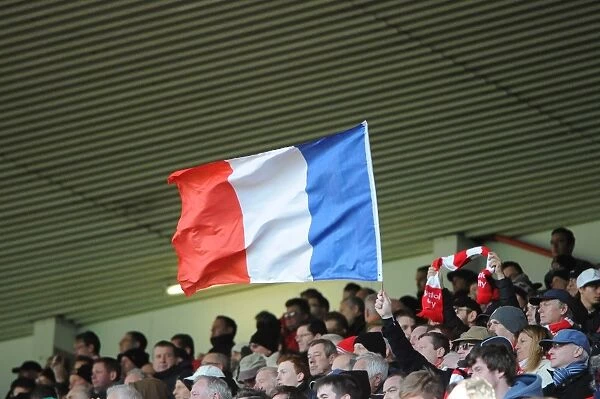 Bristol City vs Hull City: French Flag Waves at Ashton Gate, 2015