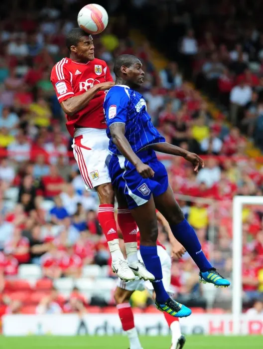 Framed Print : Bristol City vs Ipswich Town: Jordan Spence vs Jay Emmanuel-Thomas - Championship Clash at Ashton Gate Stadium (06 / 08 / 2011) Framed Print : Bristol City vs Ipswich Town: Jordan Spence vs Jay Emmanuel-Thomas - Championship Clash at Ashton Gate Stadium (06 / 08 / 2011)