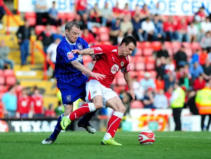 Framed Print : Bristol City vs Ipswich Town: A Football Rivalry - Season 08-09