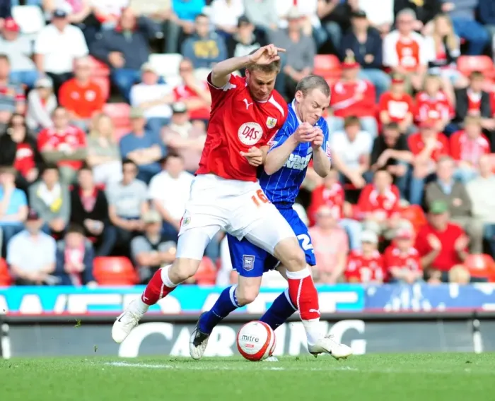 Framed Print : Bristol City vs Ipswich Town: A Football Rivalry - Season 08-09