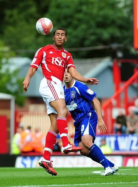 Bristol City vs Ipswich Town: Lewin Nyatanga vs Michael Chopra - Championship Battle at Ashton Gate, 2011