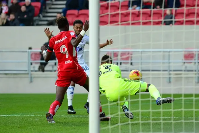 Framed Print : Bristol City vs Ipswich Town: Penalty Awarded to Bristol City after Tammy Abraham Foul by Bartosz Bialkowski Framed Print : Bristol City vs Ipswich Town: Penalty Awarded to Bristol City after Tammy Abraham Foul by Bartosz Bialkowski