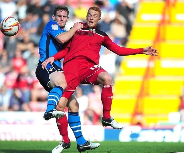 Bristol City vs Leeds United: Intense Battle Between Ryan Taylor and Jason Pearce