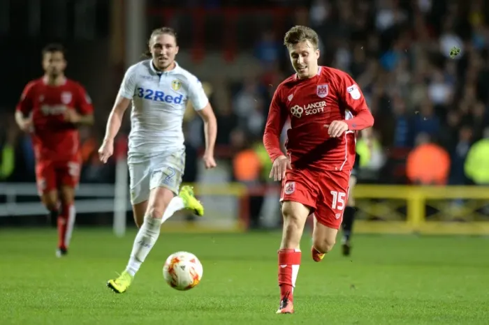 Framed Print : Bristol City vs Leeds United: Luke Freeman in Action at Ashton Gate Stadium, 2016 Framed Print : Bristol City vs Leeds United: Luke Freeman in Action at Ashton Gate Stadium, 2016