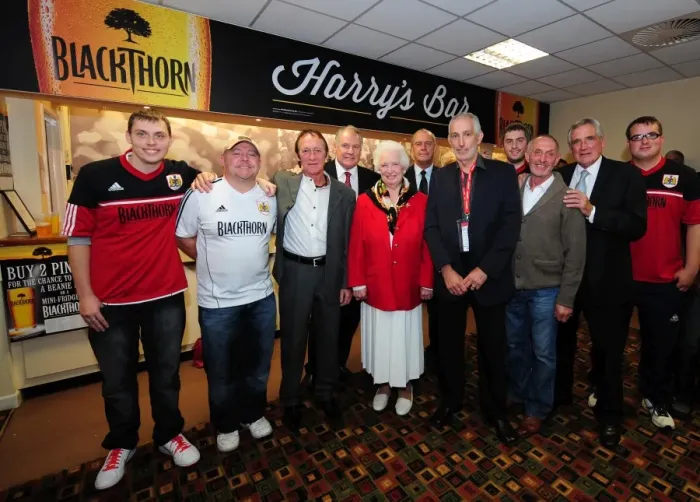 Framed Print : Bristol City vs Leeds United: Marina Dolman Opens Harrys Bar at Ashton Gate Stadium (September 2012) Framed Print : Bristol City vs Leeds United: Marina Dolman Opens Harrys Bar at Ashton Gate Stadium (September 2012)