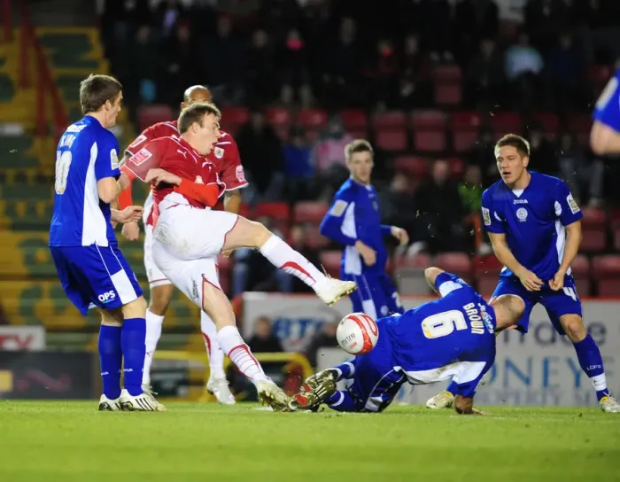 Framed Print : Bristol City vs. Leicester City: 09-10 Season