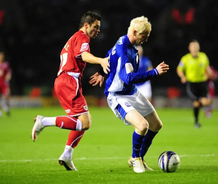 Framed Print : Bristol City vs. Leicester City: A Football Rivalry - Season 09-10