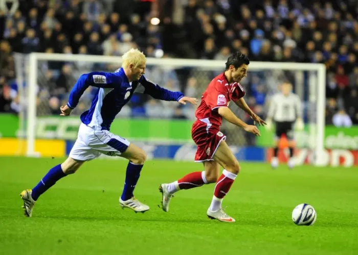 Framed Print : Bristol City vs. Leicester City: A Football Rivalry - Season 09-10