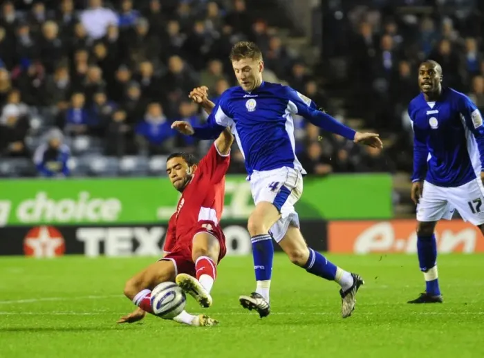 Framed Print : Bristol City vs. Leicester City: A Football Rivalry - Season 09-10