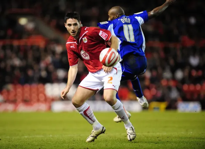 Framed Print : Bristol City vs. Leicester City: A Football Rivalry - Season 09-10