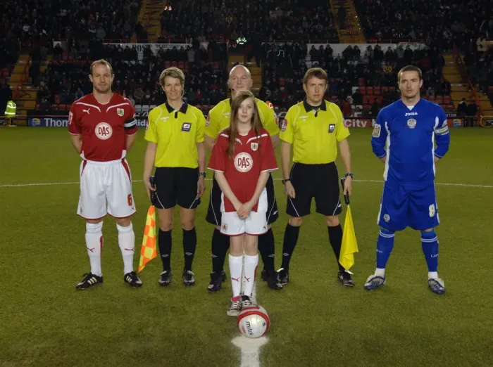 Framed Print : Bristol City vs. Leicester City: A Football Rivalry - Season 09-10
